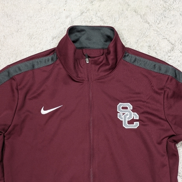 Nike Jacket Womens S Red Maroon Epic Training Full Zip South Carolina Gamecocks - Picture 2 of 9